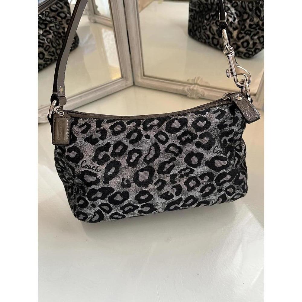 Coach metallic leopard print bag - Picture 3 of 7